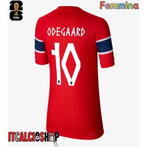 Norvegia Martin Odegaard #10 Prima Maglia Femmina Mondiali 2026 Manica Corta